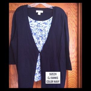 Blouse and Sweater all in one